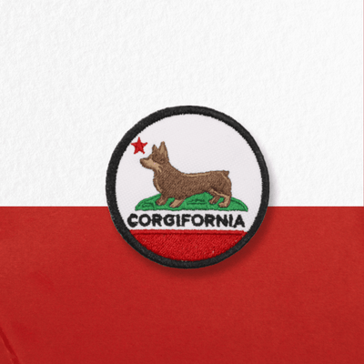 Corgifornia Patch Hook & Loop K9 Sport Sack