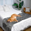 PupProtector™ Waterproof Bed Runner - Charcoal Grey Dog Blanket Paw.com