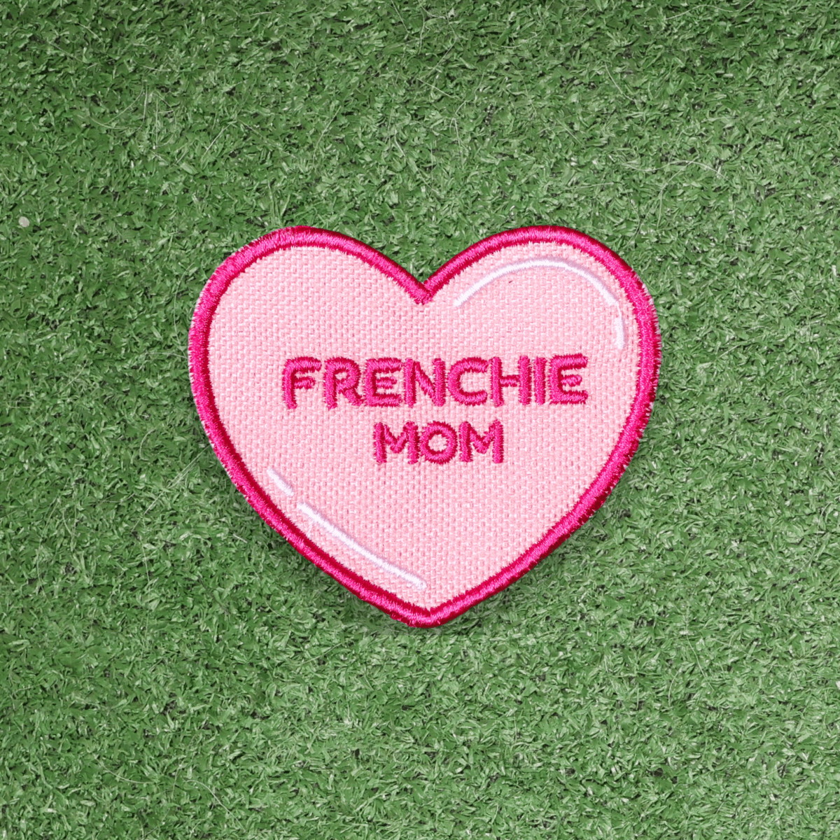 Frenchie Mom Heart Patch K9 Sport Sack