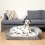 PupChill™ Cooling Bolster Dog Bed Large (35" L x 27" W) Paw