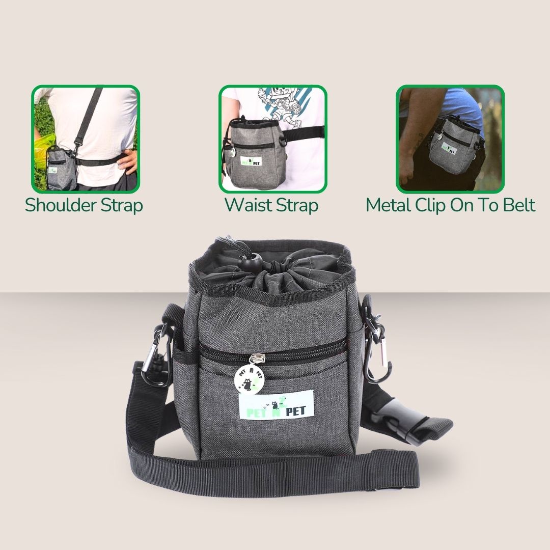 Dog Treat Pouch with 3 Rolls of Poop Bags Dog Training Accessories Pet N Pet ®