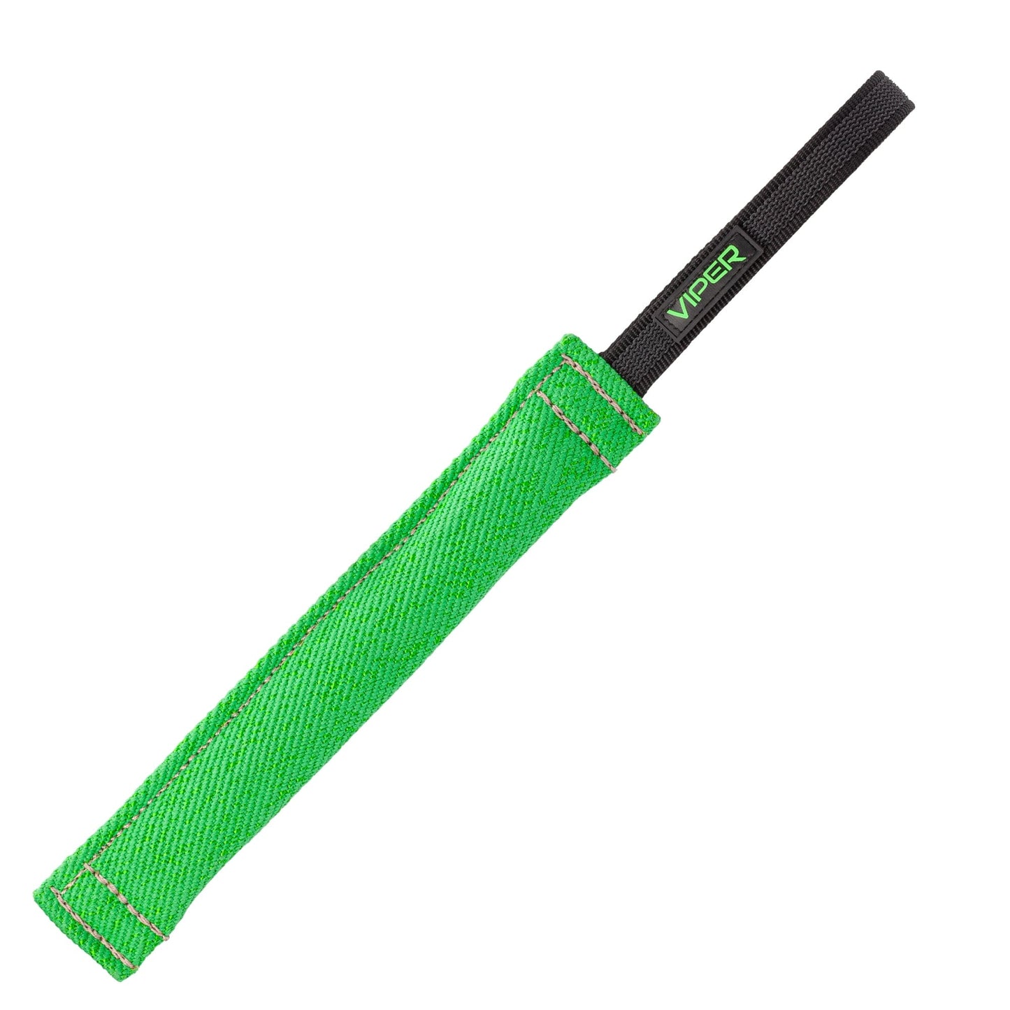 Viper French Linen Tug Green 12in L x 1.5in W Dog Toys Dogline