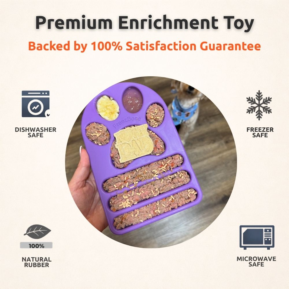 FreezPaw Mat - Calming Slow Feeder Freezbone