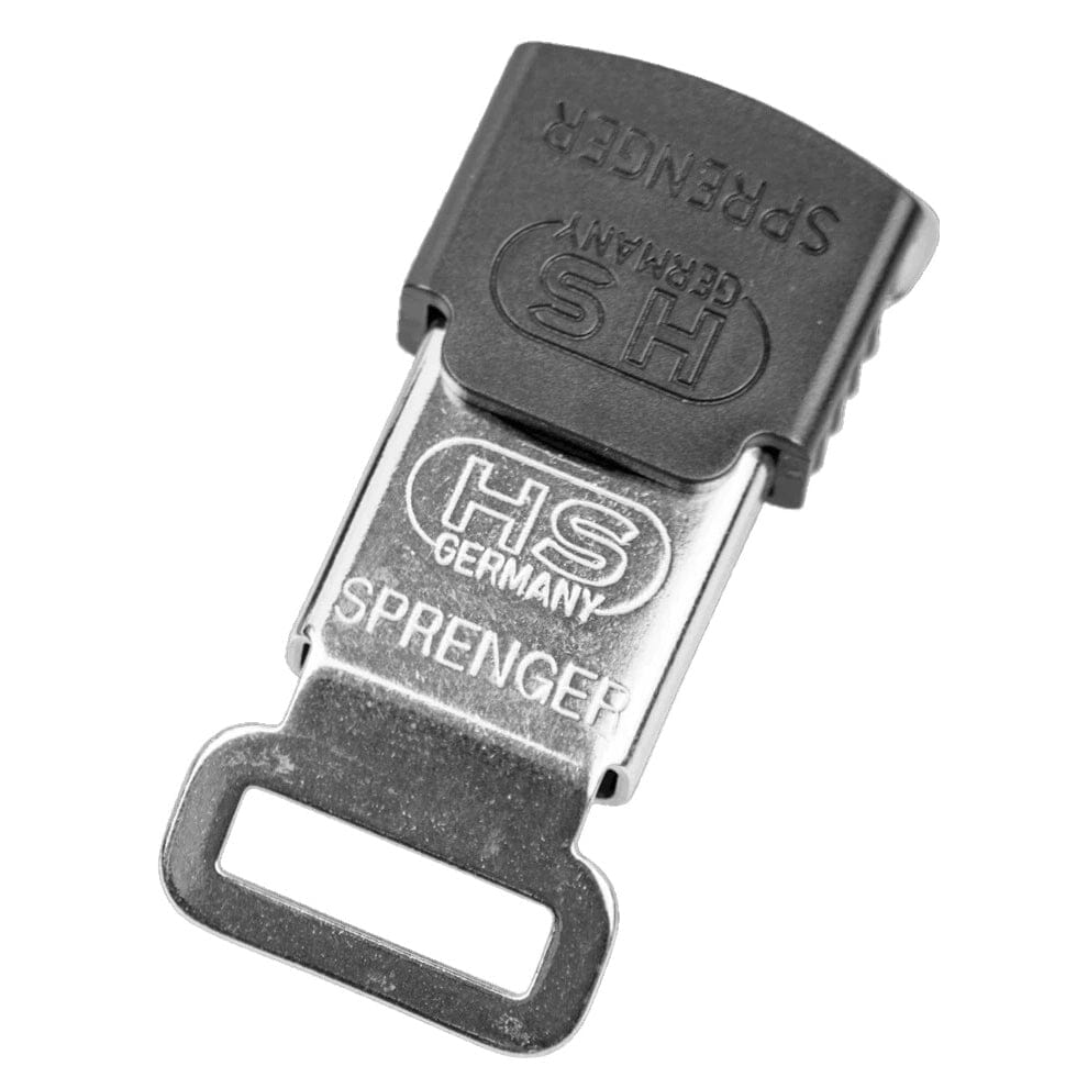 Herm Sprenger - ClicLock Safety Fastener for Flat-Style Collars - Stainless Steel 25 mm Collars, Prong/Pinch Dog Collars Dogline