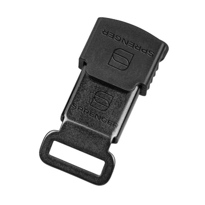 Herm Sprenger - ClicLock Safety Fastener for Flat-Style Collars – Black Stainless Steel 25 mm Collars, Prong/Pinch Dog Collars Dogline