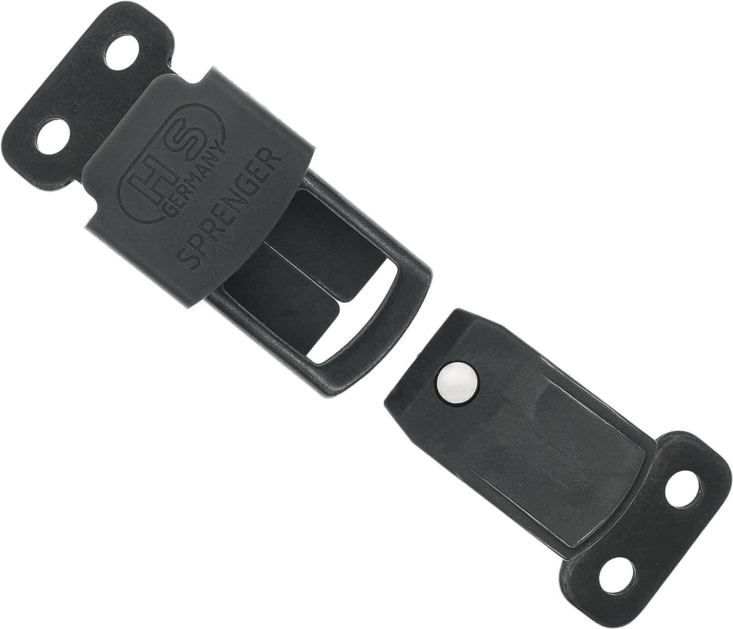 Herm Sprenger - ClicLock Quick Release Buckle - Black Stainless Steel Collars, Prong/Pinch Dog Collars Dogline
