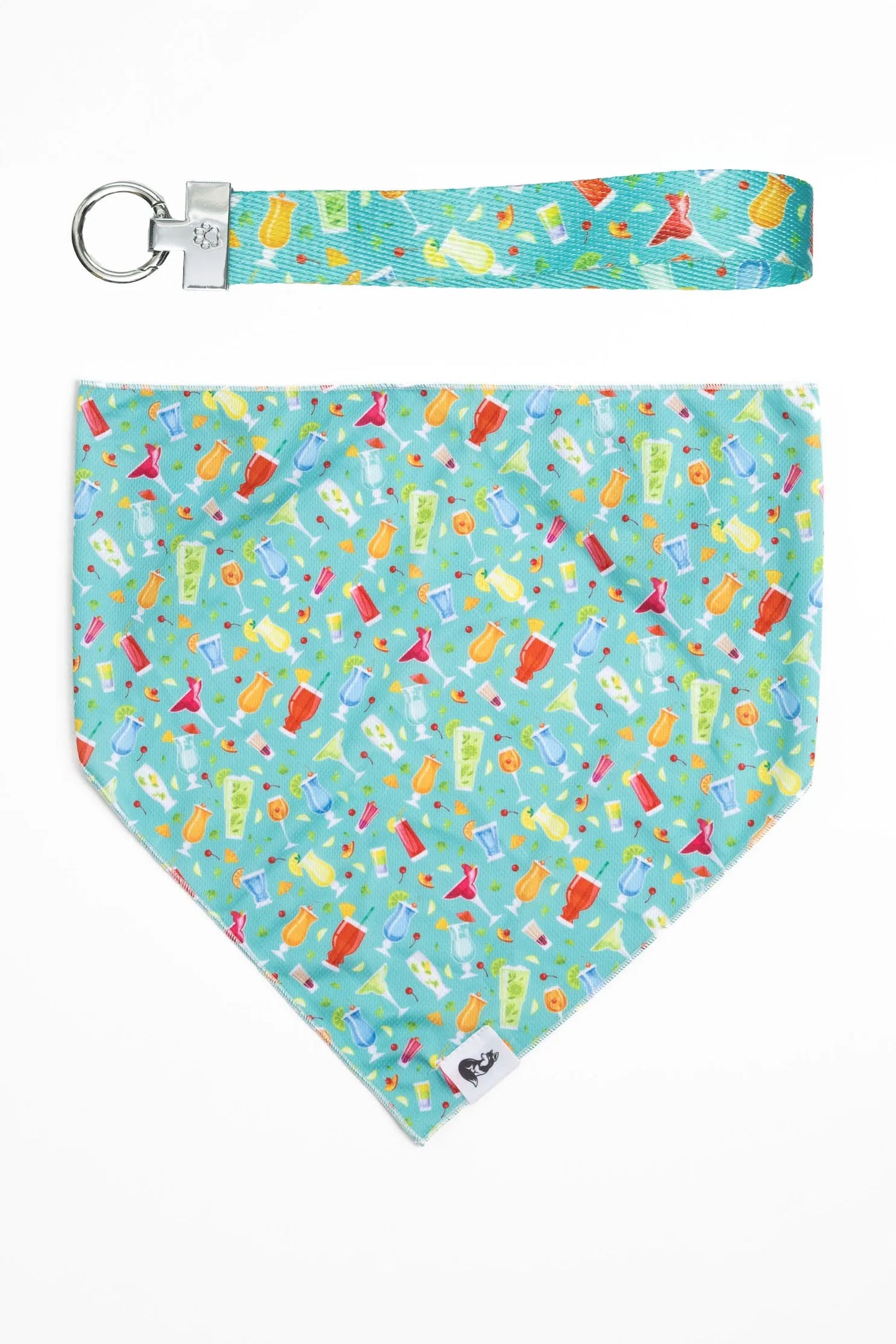 Seaside Sips Dog Bandana & Matching Keychain XL bandana Aria the Fox
