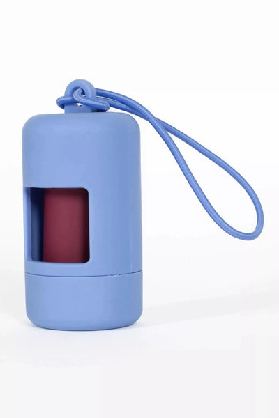 Cornflower Blue Waste Bag Dispenser Pet Waste Bag Dispenser Aria the Fox