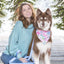Hydrangea Haven Dog Bandana bandana Aria the Fox