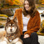 Foxes in Fall Dog Bandana & Matching Keychain bandana Aria the Fox