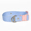 Blue Sky Orchid Waterproof Dog Collar Periwinkle Light Pink Collar Aria the Fox