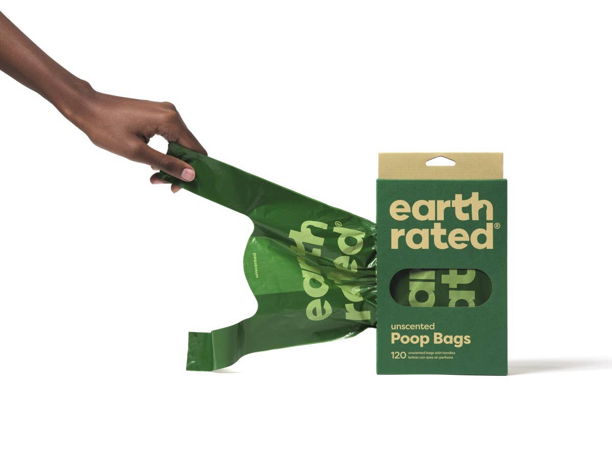 Earth Rated Unscented Easy-Tie Handle Bags 120ct Pet Palette Distribution