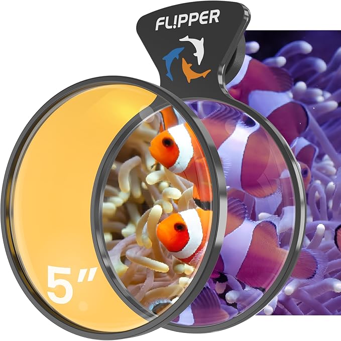 DeepSee Viewer Black - Orange Filter Aquarium Viewer Flipper Aquarium Products