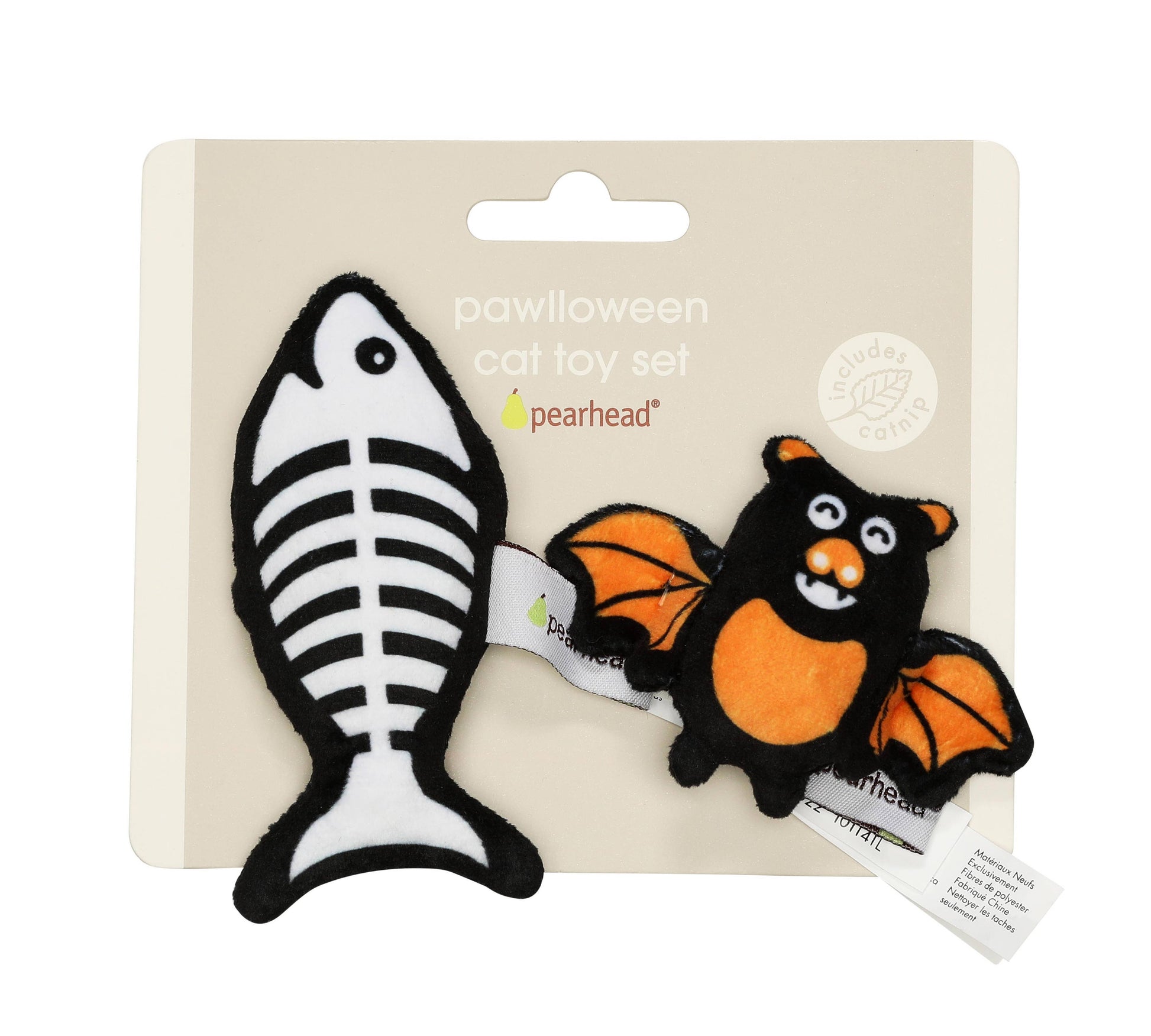 Pearhead Pawloween Cat Toy Set Pet Palette Distribution