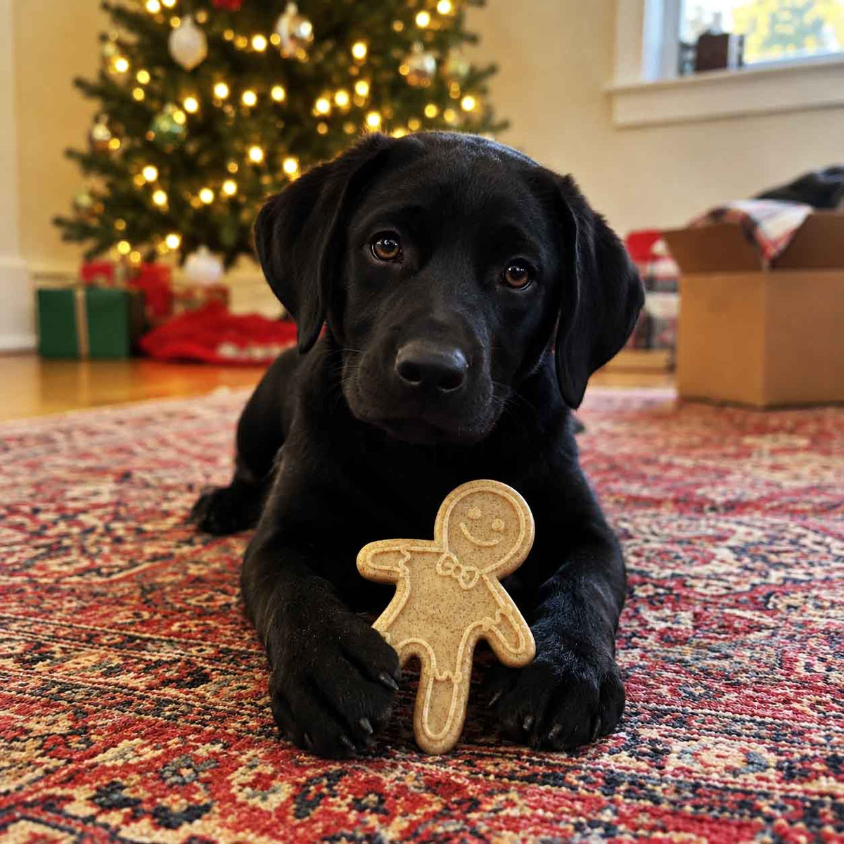 Gingerbread Man Nylon Dog Chew Toy for Aggressive Chewers | USA Made Nylon Dog Toys SodaPup/True Dogs, LLC