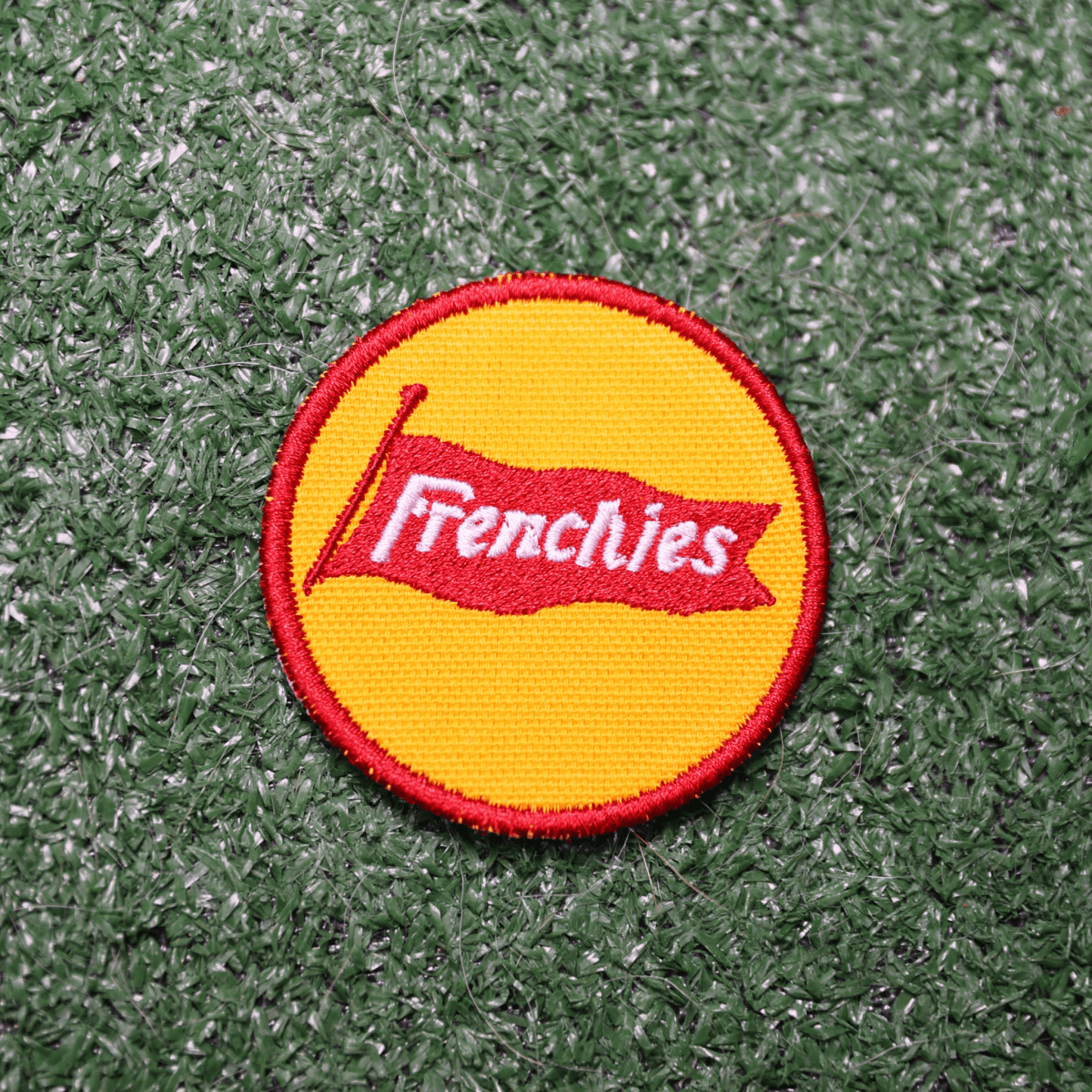 Frenchie Mustard Logo Patch Iron On Patch K9 Sport Sack