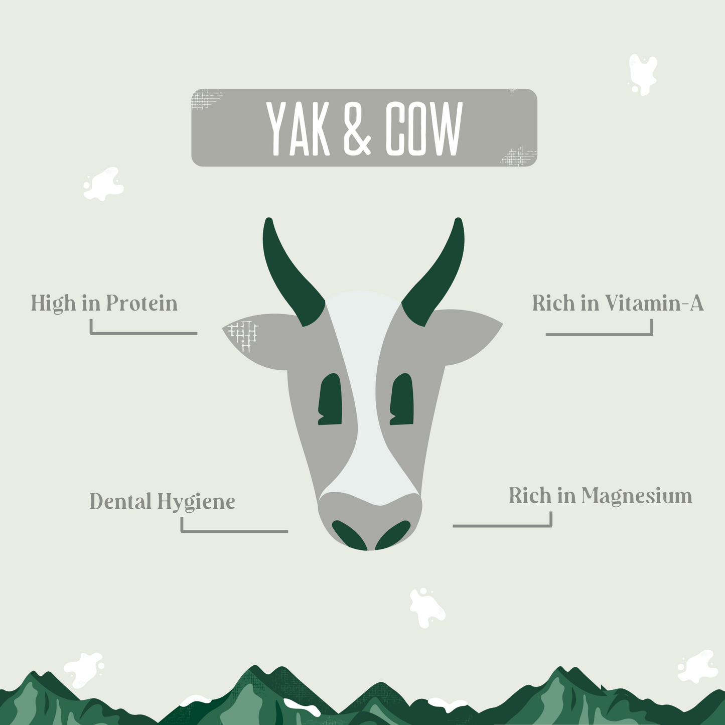 Yak and Cow Cheese Chews for Dogs YAK AND COW MILK CHEWS Yak9 Chews