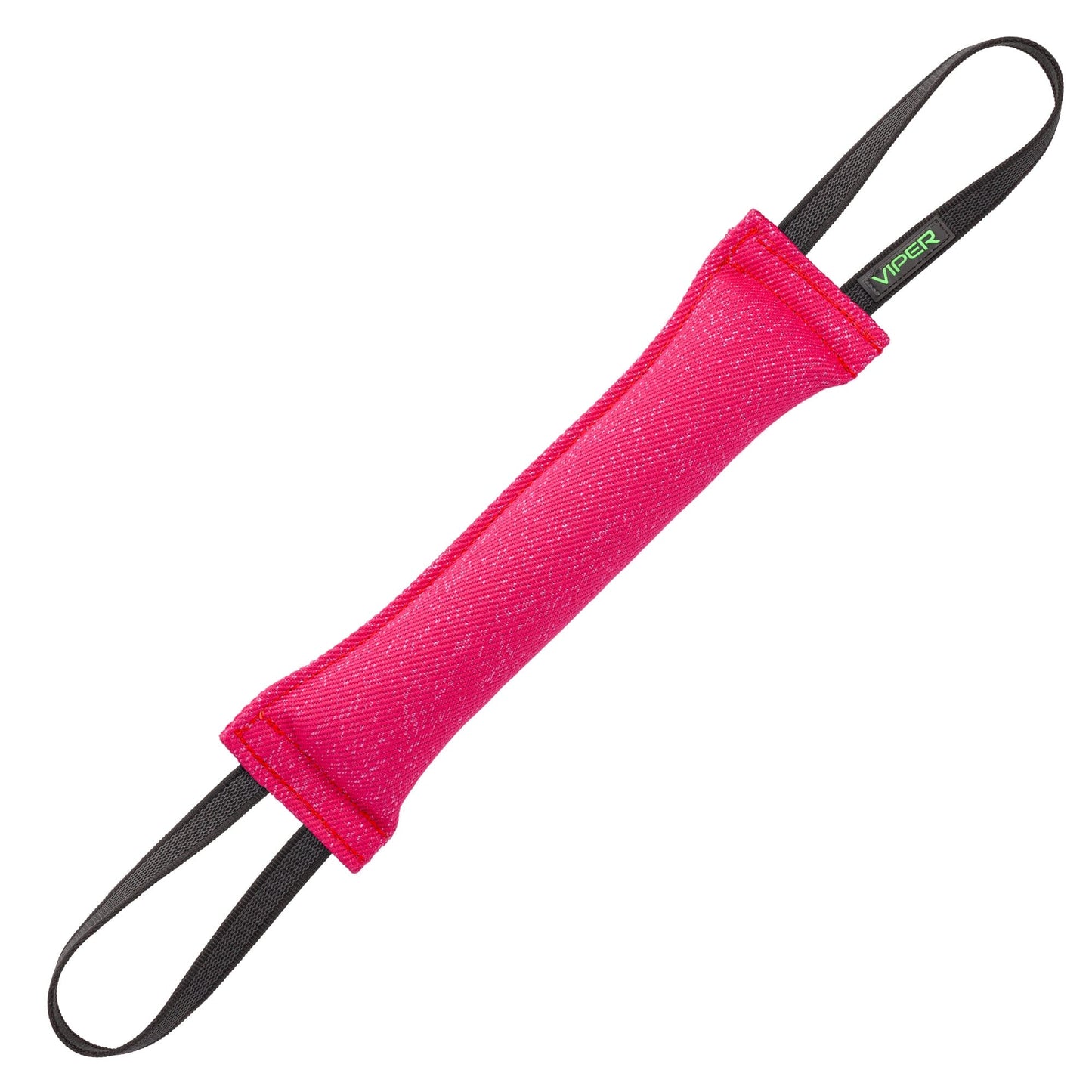 Viper French Linen Tug Pink 16in L x 2.5in W Dog Toys Dogline