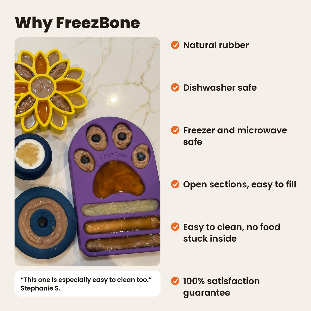 FreezPaw Mat - Calming Slow Feeder Freezbone