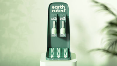 Earth Rated 21 Refill Rolls for Counter Display - Unscented Pet Palette Distribution