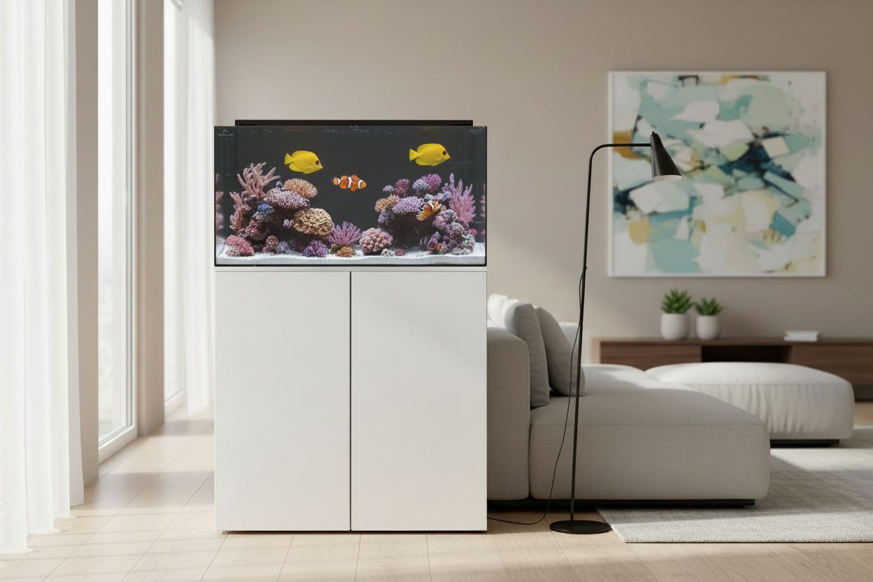 Reef Ready 50-Gallon AIO System Saltwater Tank Aquarium Sea Cardinal