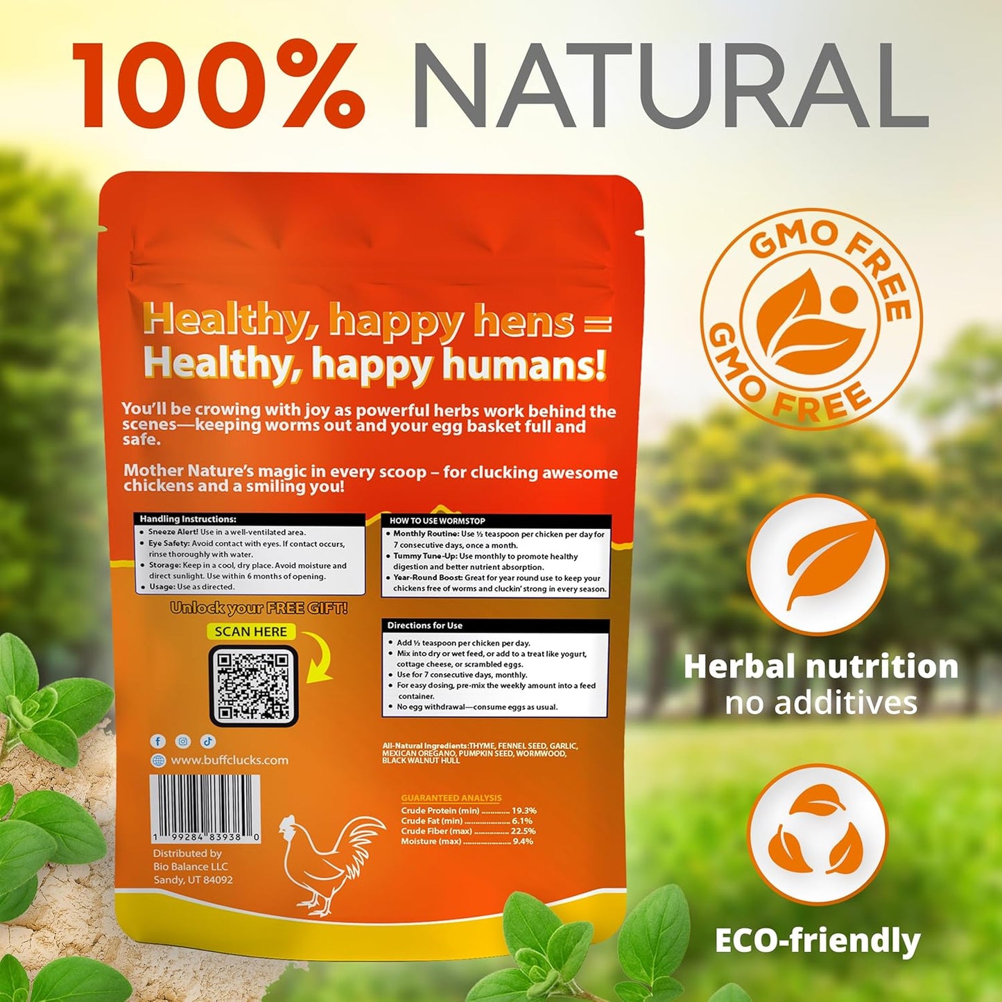 WormStop – Natural Dewormer for Chickens Buff Clucks