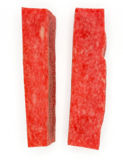 Strawberry Flavored Yak Cheese Chew - made with REAL STRAWBERRY Puree - Single Yak Chew Chief’s Treats and Pet Supplies