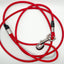 Biothane Rope Leash Red 6ft Dog Leash Chief’s Treats and Pet Supplies