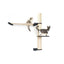 The Crow's Nest - A Wall Cat Scratcher with Hammock Onyx Bamboo Natural Canvas 2-Tier 32" Cat Condo Catastrophic Creations