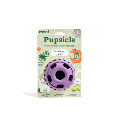 The Pupsicle - Lavender Large Woof