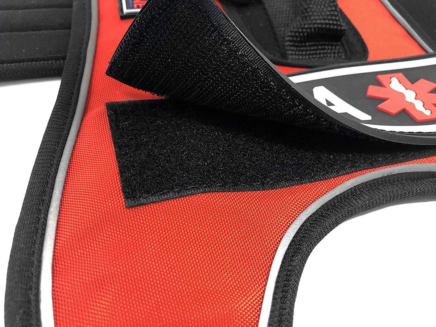 Dogline 3D Rubber Removable Patches for Dog Harness and Vest Dog Patches Dogline