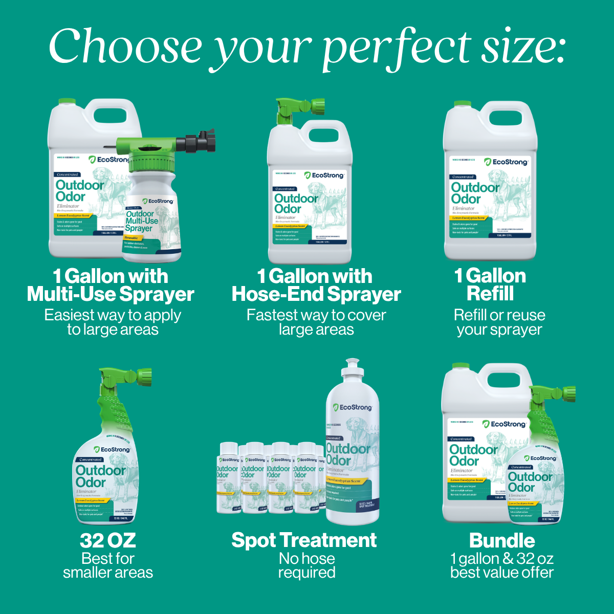 Outdoor Odor Eliminator Pet & Animal > Outdoor Odor EcoStrong