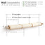 Horizontal Scratching Post for Cats Natural Bamboo 3-Tier Double Cat Scratcher Catastrophic Creations