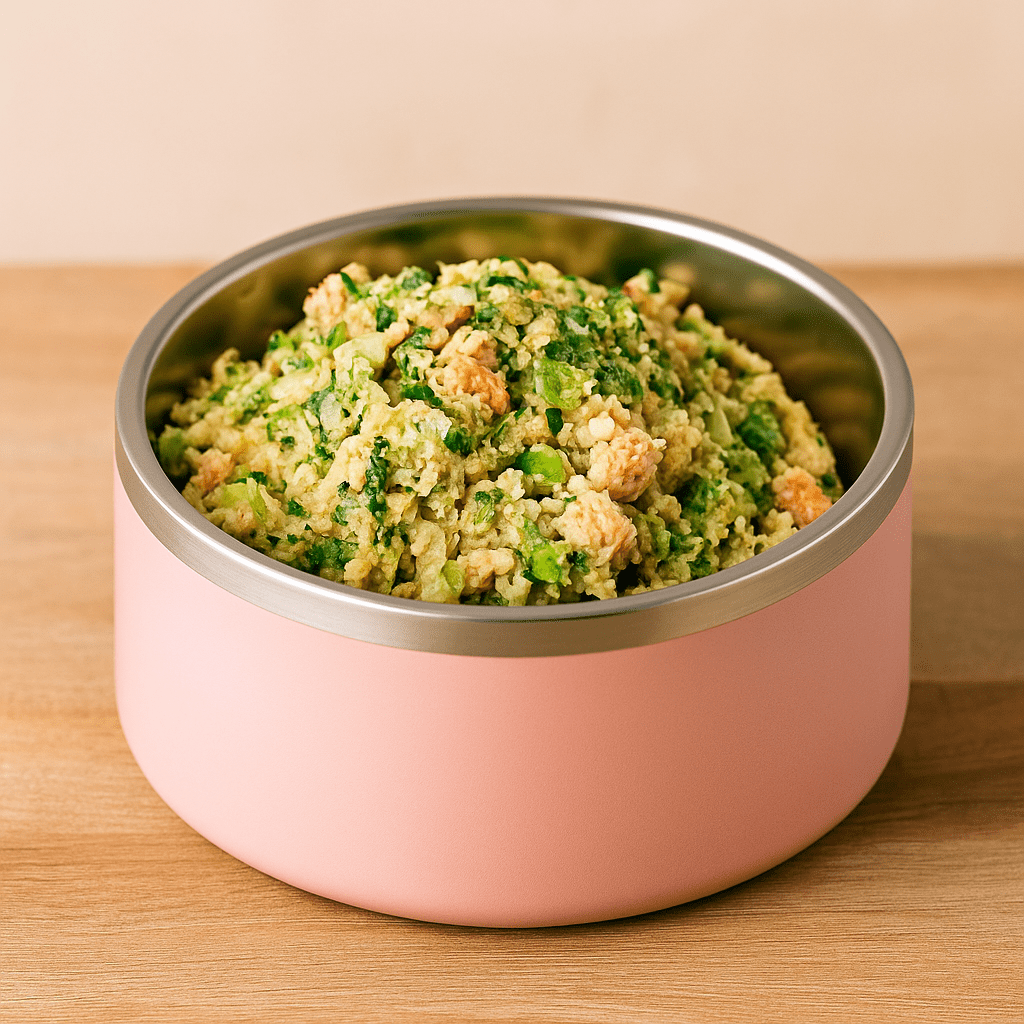 Sensational Salmon - case includes 24, 8oz meals Dog Food Din Din 4 Dogs
