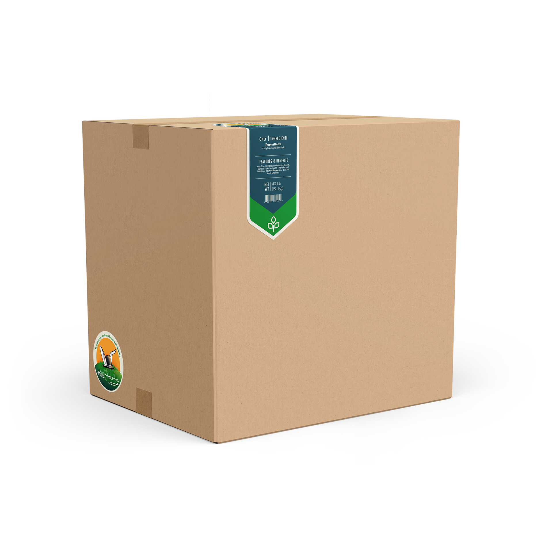 Rabbit Hole Hay Ultra Premium Alfalfa Hay 40 lb Hay Rabbit Hole Hay