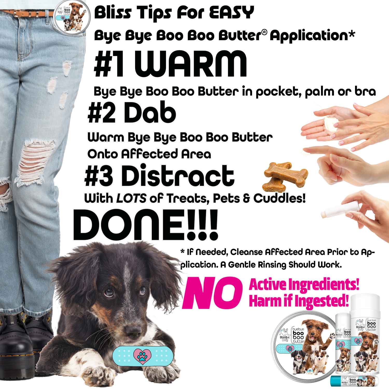 3 Cute Puppies Boo Boo Butter BOO BOO BUTTER The Blissful Dog
