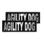 Removable Reflective Patches (Set of 2) "AGILITY DOG" Dog Harnesses Dogline