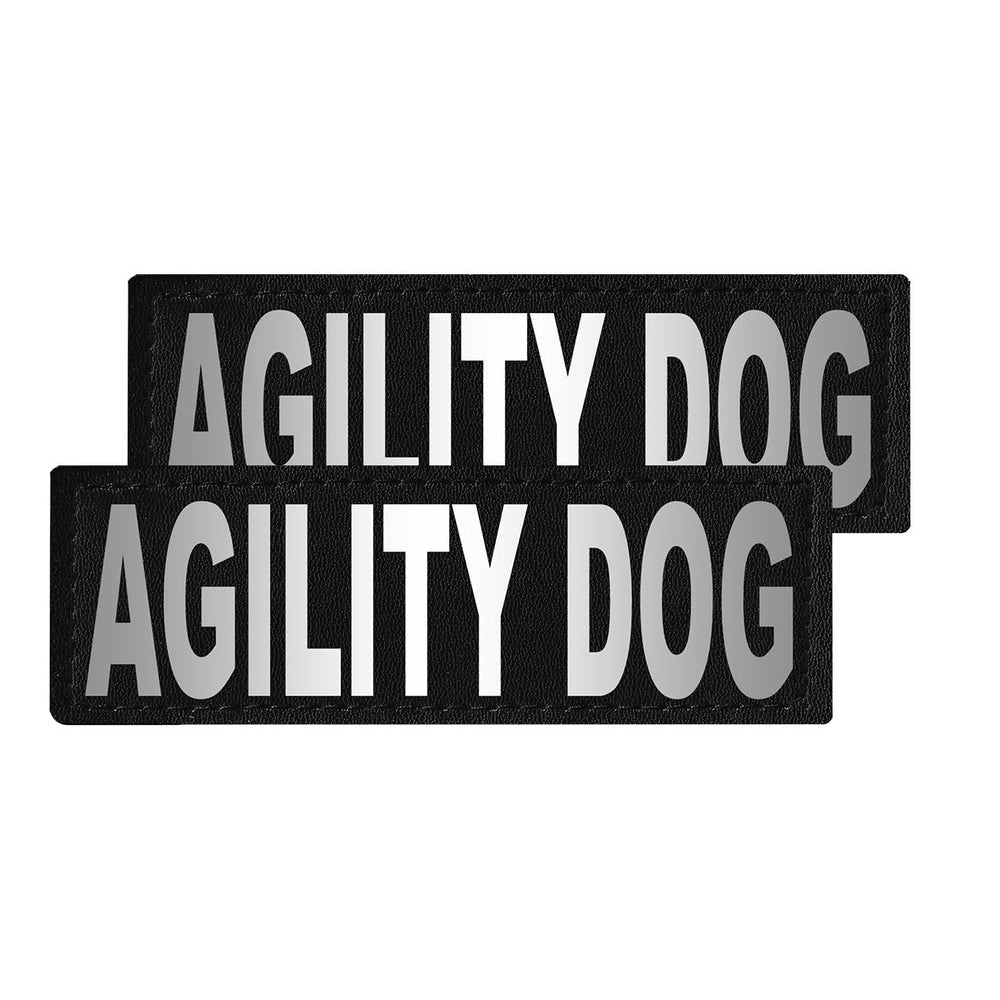 Removable Reflective Patches (Set of 2) "AGILITY DOG" Dog Harnesses Dogline