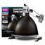 Arcadia Ceramic Reflector Clamp Lamp, Graphite 8" Heating ReptiChip LLC