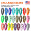 BioThane Waterproof Dog Collar - XS: L 9"-12" x W 1/2" - Black OR Brass Hardware Dog Collars Dogline