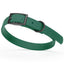 BioThane Waterproof Dog Collar - XS: L 9"-12" x W 1/2" - Black OR Brass Hardware Dog Collars Dogline