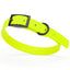 BioThane Waterproof Dog Collar - XS: L 9"-12" x W 1/2" - Black OR Brass Hardware Dog Collars Dogline