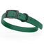 BioThane Waterproof Dog Collar - XS: L 12"-15" x W 5/8" - Black OR Brass Hardware Dog Collars Dogline
