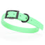 BioThane Waterproof Dog Collar - XS: L 12"-15" x W 5/8" - Black OR Brass Hardware Dog Collars Dogline