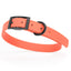BioThane Waterproof Dog Collar - XS: L 12"-15" x W 5/8" - Black OR Brass Hardware Dog Collars Dogline