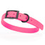 BioThane Waterproof Dog Collar - XS: L 9"-12" x W 1/2" - Black OR Brass Hardware Dog Collars Dogline