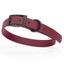 BioThane Waterproof Dog Collar - XS: L 9"-12" x W 1/2" - Black OR Brass Hardware Dog Collars Dogline