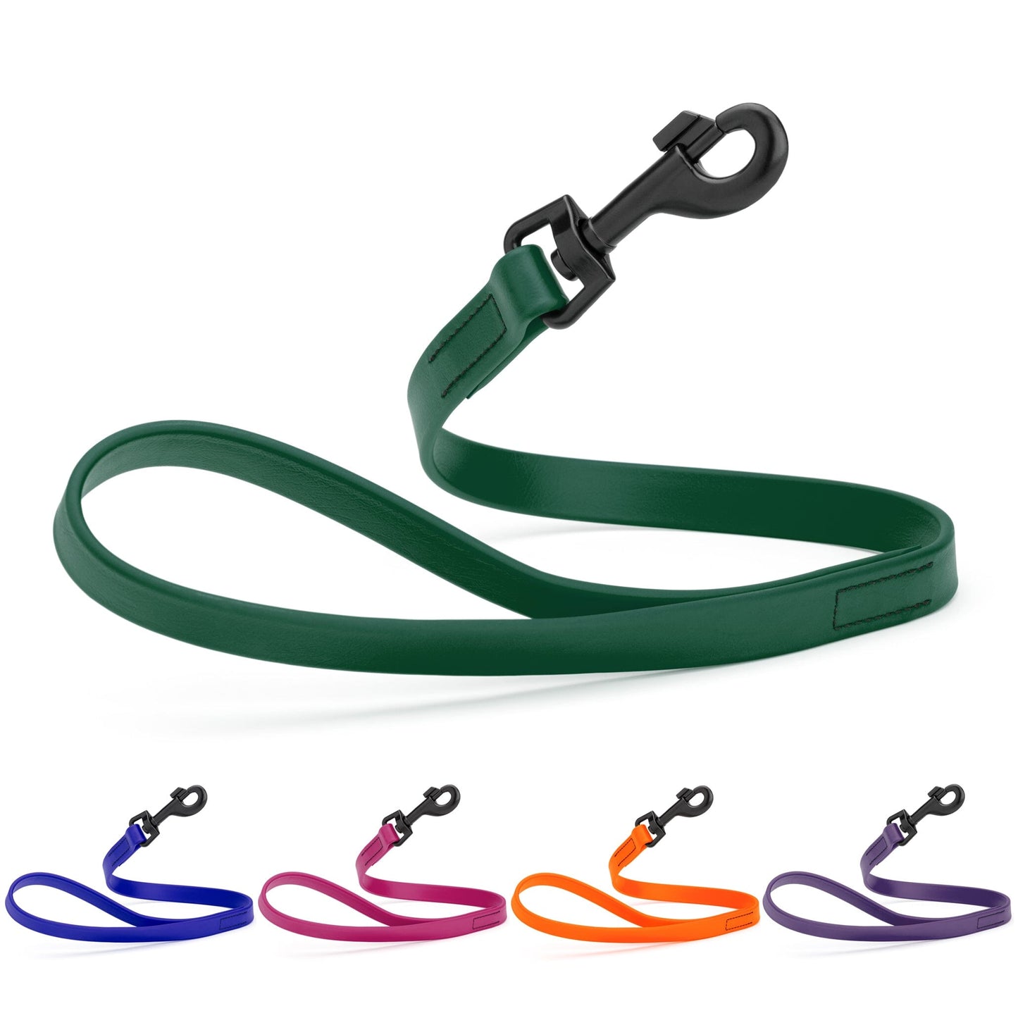 Biothane Waterproof Traffic Lead for Dogs, 2 ft Dog Leashes Dogline