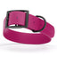 BioThane Waterproof Dog Collar - XS: L 9"-12" x W 1/2" - Black OR Brass Hardware Dog Collars Dogline