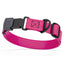 Sprenger BioThane Waterproof Dog Collar with Stainless Steel ClicLock Quick Release Buckle Magenta Pink Black Buckle Dog Collars Dogline